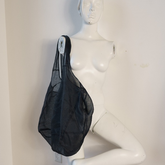 JULIUS Black Slouch Shopper Tote, sheet, oversized large - Picture 6 of 11